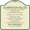 Signmission Designer Series-Residents Only Violators Prosecuted Bag Your Trash No Parking A-DES-TG-1818-9895 - alternate 1